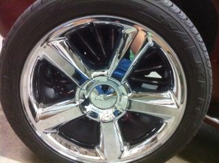 Chrome PVD Coating Chevrolet LTZ Tahoe Wheels Rims Tires 6x5 5