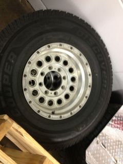 16x8 Wheels with 285 75 16 Cooper Discoverer Tires 8 Lug 1999 2013
