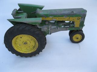 Vintage John Deere 730 Metal Rim Farm Toy Tractor