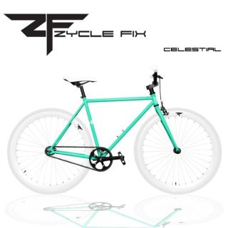 Bike Fixie Bike Track Bicycle 48 52 cm w Deep Rims Celestial