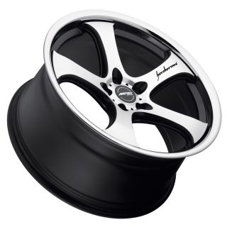 Black Chrome Staggered Setup Wheels Rims Fit Nissan 350Z 370Z