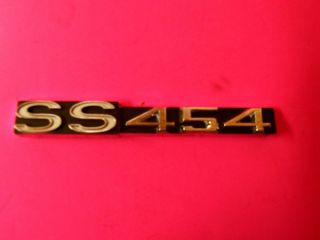 Extremely RARE Monte Carlo 454 SS454 Emblem 3975418 SS LS6 LS5