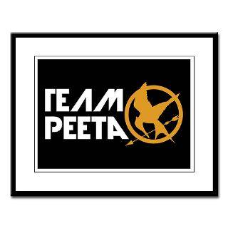Team Peeta Large Framed Print