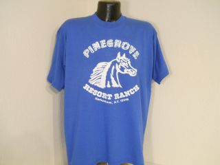 PINEGROVE RESORT RANCH HORSE HORSES KERHONKSON NEW YORK NY t shirt XL