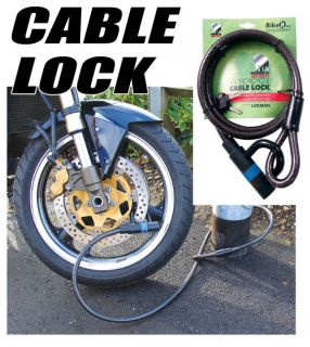 Motorcycle Bike Mammoth Loop Cable Lock Secure