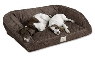 Deep Dish Dog Bed / Medium Dogs Up To 40 60 Lbs., Multi Brown,
