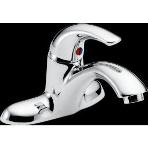 Delta Faucet 22C121 22T Series Single Handle Centerset Lavatory Faucet   Less Po