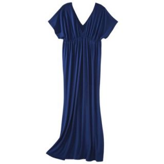 Merona Womens Knit Kimono Maxi Dress   Waterloo Blue   L