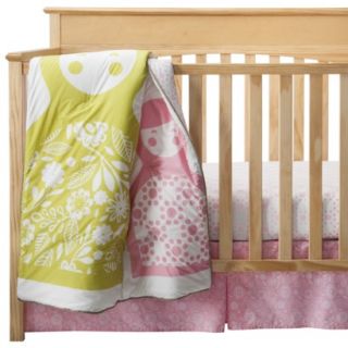 Dolls 3 piece Crib Bedding Set