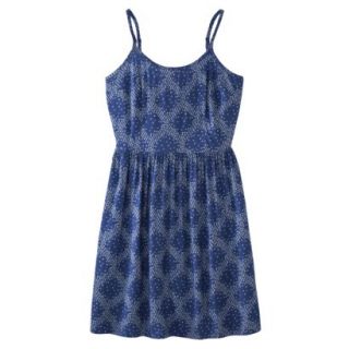 Mossimo Supply Co. Juniors Easy Waist Dress   Blue Print XS(1)