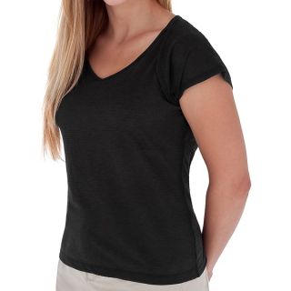 Royal Robbins Briza Shirt   Trim Fit  Short Sleeve (For Women)   TOPAZ (M )
