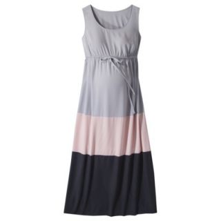 Liz Lange for Target Maternity Sleeveless Maxi Dress   Gray/Pink S