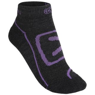 Keen Zip Hyperlite Low Cut Socks   Merino Wool (For Women)   SOFT GREY/NATURAL (L )
