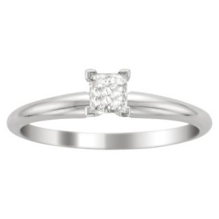 3/4 CT.T.W. Diamond Solitaire Ring in 14K White Gold   Size 6