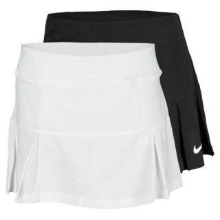 Nike Women`s Four Pleated Knit 13 Inch Tennis Skirt Small 011_Black/White