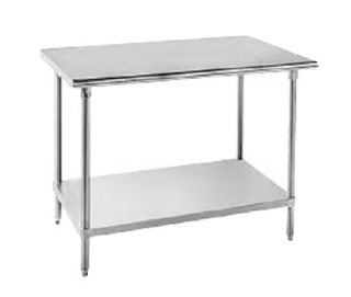 Advance Tabco Work Table   24x84, Adjustable Undershelf, Stainless Steel