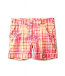 Nike Kids Girls Plaid Short Girls Shorts (Pink)