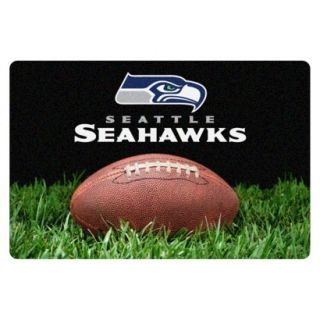 Seattle Seahawks Classic NFL Football Pet Bowl Mat   L
