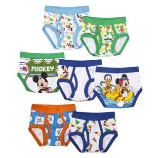 7 Pack Underwear, Little Boys Mickey Mouse by Handcraft 4T