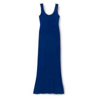Merona Womens Knit Maxi Tank Dress   Waterloo Blue   S