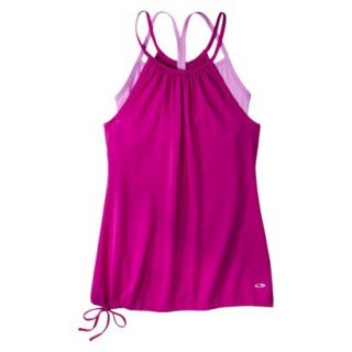 C9 by Champion Womens Double Layer Tank   Exotic Pink XS