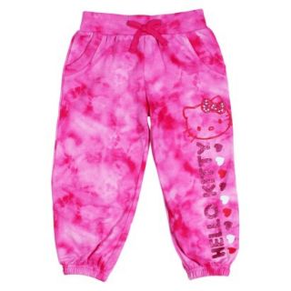 Hello Kitty Infant Toddler Girls Lounge Pant   Pink 2T