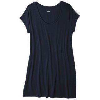 Mossimo Supply Co. Juniors Plus Size Short Sleeve Tee Shirt Dress   Navy 1