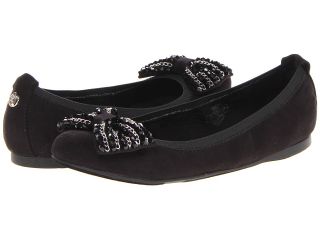 Stuart Weitzman Kids Fiona Bow Girls Shoes (Black)