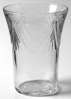 Hazel Atlas Royal Lace Clear 9 Oz Flat Tumbler   Clear,Depression Glass
