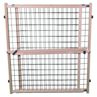 North States Extra  Wide Brown Wire Mesh Pet Gate
