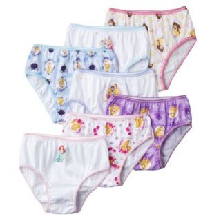 Disney Princess Girls 7 Pack Panty Set   Assorted 4