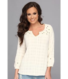 Lucky Brand Claremont Studded Tunic Womens Blouse (Multi)