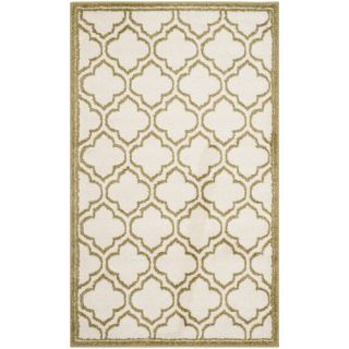 Safavieh Amherst Ivory / Light Green Rug AMT412A Rug Size 3 x 5