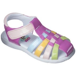 Toddler Girls Rachel Shoes Summertime Sandals   Fuchsia 6