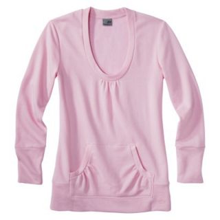 C9 by Champion Womens Yoga Layering Top With Front Pocket   Fun Pink XS