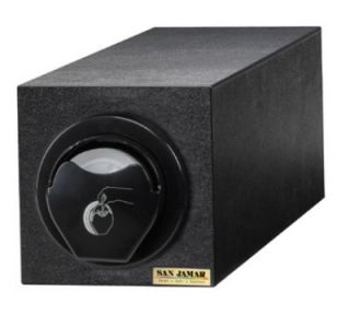 San Jamar Counter Lid Dispenser Box System w/ 1 L2200C & Black Finish Trim Ring