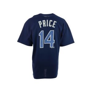 Tampa Bay Rays David Price Majestic MLB Official Player T Shirt