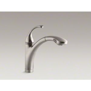 Kohler K 10433 VS Forte Single Control Pull Out Spray Kitchen Sink Faucet with M