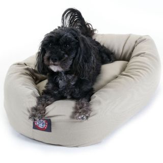 Majestic Pet Bagel Donut Dog Bed 788995611   X Color Khaki, Size Small (25