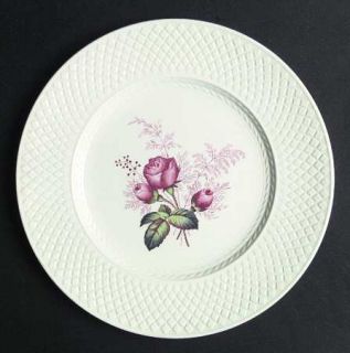 Spode Lady Anne Dinner Plate, Fine China Dinnerware   Mansard, Roses Center