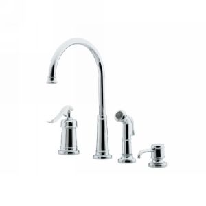 Price Pfister GT26 4YPC Ashfield Ashfield Collection 4 Hole Kitchen Faucet with