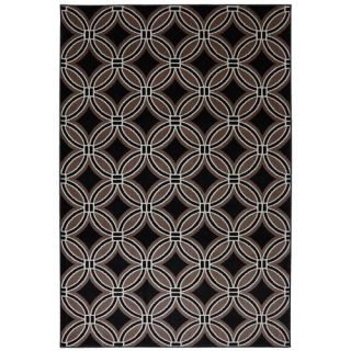 American Rug Craftsmen Panoramic Black Geometric Iron Ore Rug 90008 6113 0630