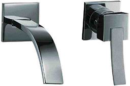 Alfi Brand AB1256PC Bathroom Faucet, Single Handle Wallmount Polished Chrome