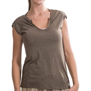 Carve Designs Harbor Shirt   Short Sleeve (For Women)   PINK (M )