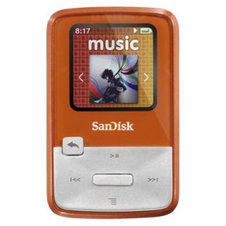 SanDisk Sansa Clip Zip 4GB  Player   Orange (SDMX22 004G A57O)