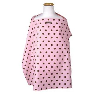 Maya Dot Nursing Cover   Brown,Pink