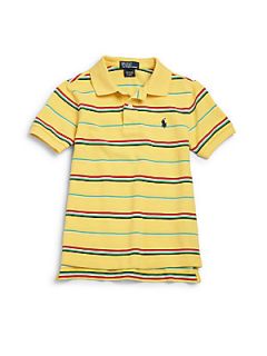 Ralph Lauren Toddlers & Little Boys Striped Polo Shirt   Yellow