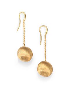 Marco Bicego 18K Yellow Gold Ball Drop Earrings   Gold