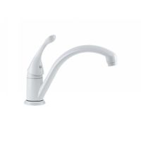 Delta Faucet 141 WH DST Collins Single Handle Kitchen Faucet