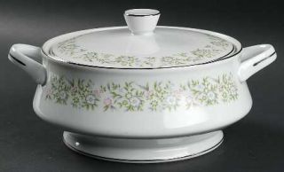 Sterling China (Japan) Springtime Round Covered Vegetable, Fine China Dinnerware
